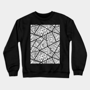 Beautiful Leaves Pattern By Mabre Art Crewneck Sweatshirt